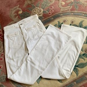 7 FOR ALL MANKIND white jeans great preowned condition